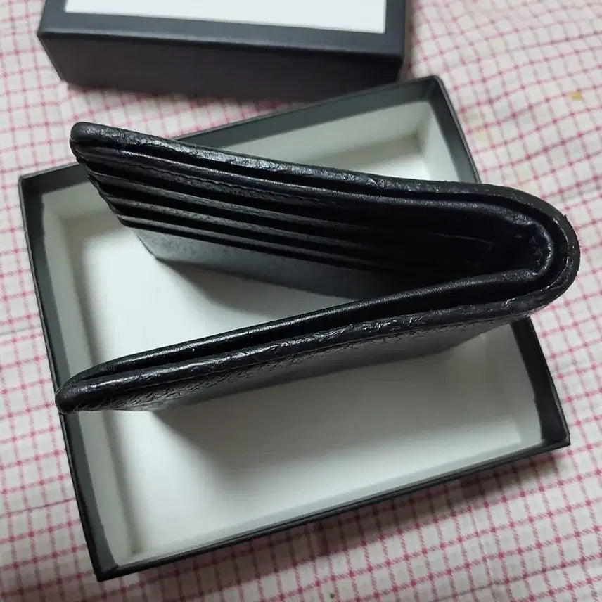 [BUNJANG] Gucci GG Black Bifold Wallet / 구찌 블랙 GG 반지갑 풀박스