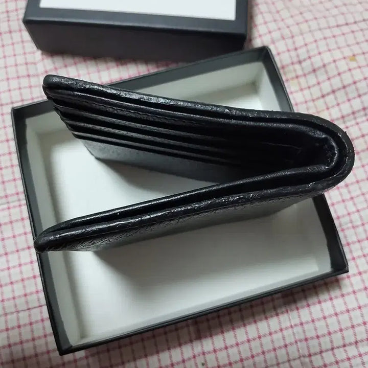 [BUNJANG] Gucci GG Black Bifold Wallet / 구찌 블랙 GG 반지갑 풀박스