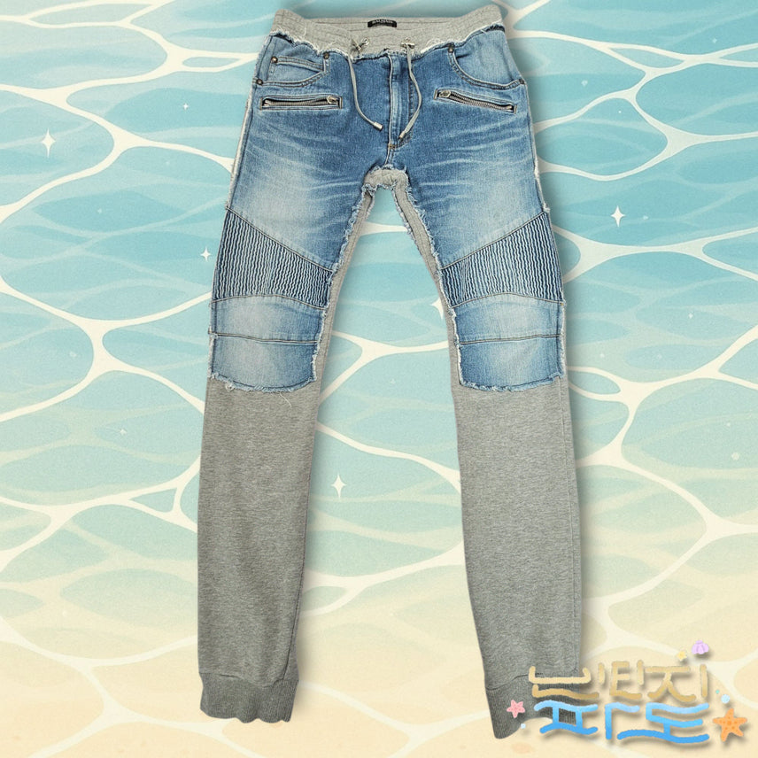 [SOLD OUT] 48 발망 19SS 바이키 트레이닝 데님 조거팬츠