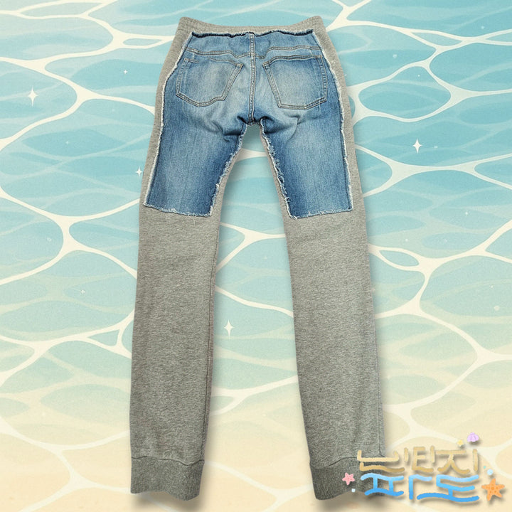 [SOLD OUT] 48 발망 19SS 바이키 트레이닝 데님 조거팬츠