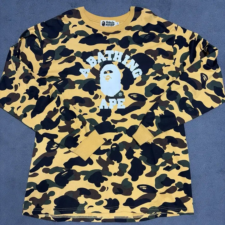 [BUNJANG] BAPE 1st Camo Long Sleeve Shirt / 베이프 1st카모 롱슬리브 3xl