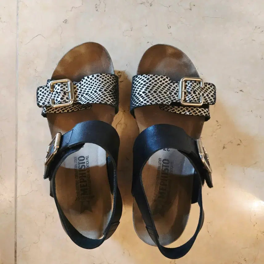 [BUNJANG] Memphis Co Wedge Sandals / 멤피스코 웨지 샌들