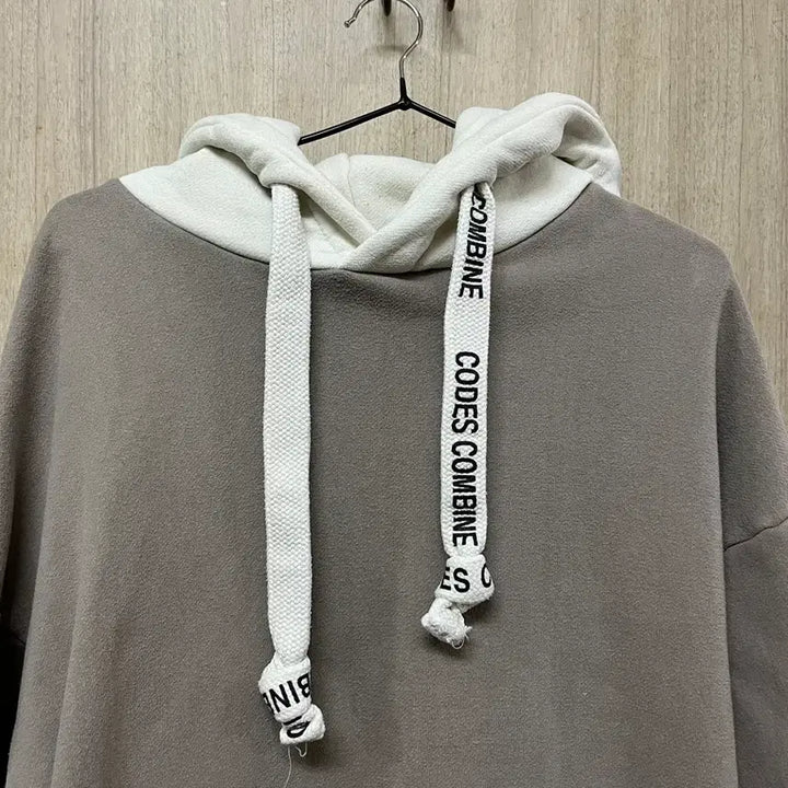[BUNJANG] Codes Combine Fleece Lined Long Hoodie Dress - Free Size / 코데즈콤바인 후드롱기모 원피스 free