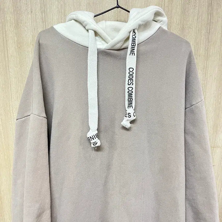 [BUNJANG] Codes Combine Fleece Lined Long Hoodie Dress - Free Size / 코데즈콤바인 후드롱기모 원피스 free