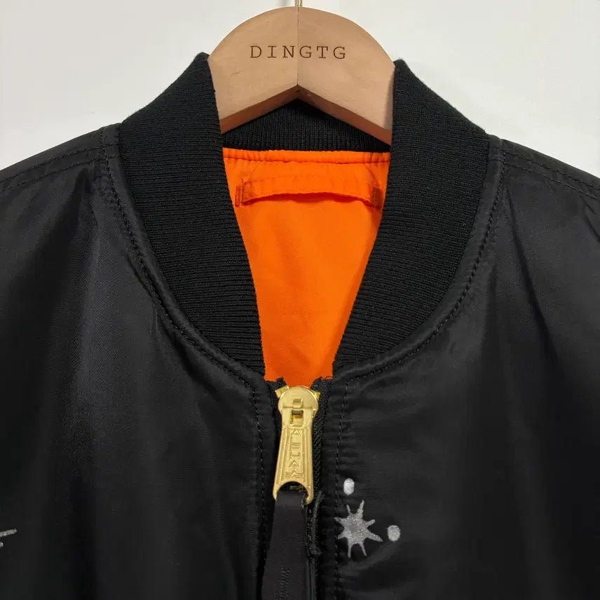 [BUNJANG] M Alpha x Plus 44 Lewis Hamilton Reversible MA-1 Jacket / [M] 알파 x 플러스44 루이스해밀턴 리버시블 MA-1 자켓