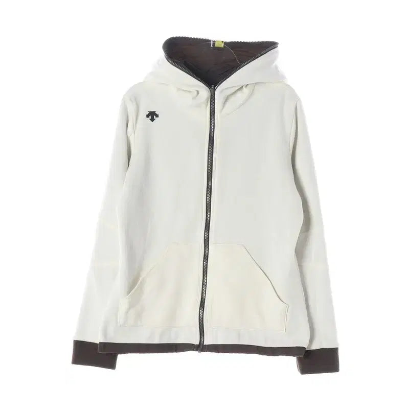 [BUNJANG] Descente Reversible Hooded Zip-up Jacket (Size 90) / 데상트 리버시블 양면 후드 집업 90