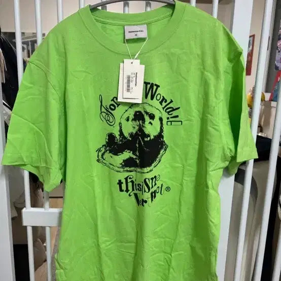 [BUNJANG] Thisisneverthat Otter Tee Light Green M Size / Thisisneverthat Otter Tee 라이트 그린 M