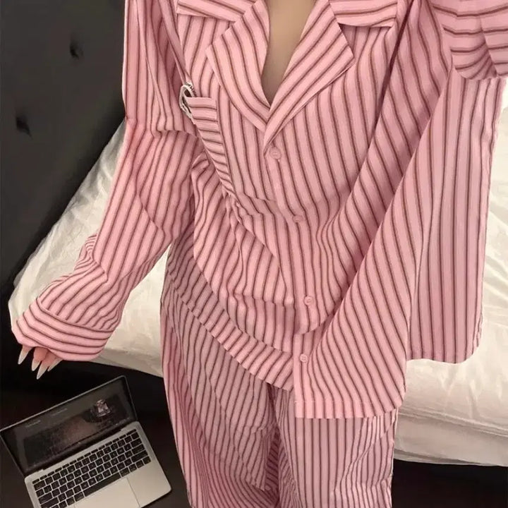 [BUNJANG] Pink Striped Women&