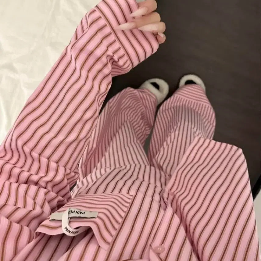 [BUNJANG] Pink Striped Women&