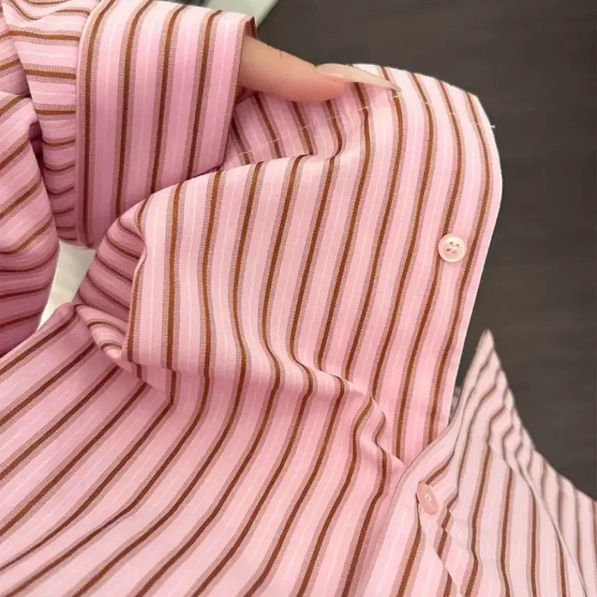 [BUNJANG] Pink Striped Women&
