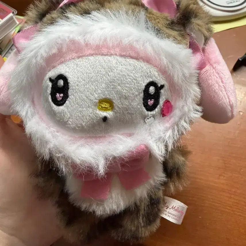 [BUNJANG] My Melody Leopard Print Plush Doll / 호피 마이멜로디 인형 양도
