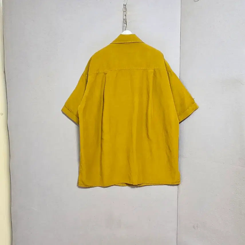 [BUNJANG] Tomboy Linen Blend Oversized Shirt / 톰보이 린넨함유 박시핏 남방 FF   n3513