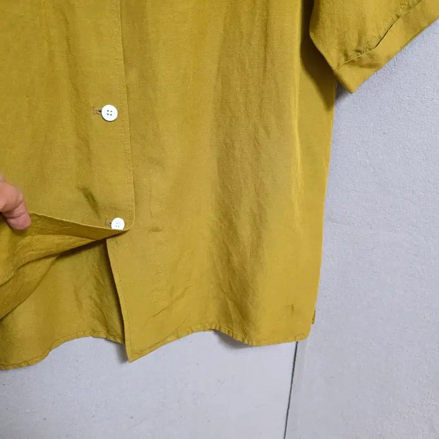 [BUNJANG] Tomboy Linen Blend Oversized Shirt / 톰보이 린넨함유 박시핏 남방 FF   n3513