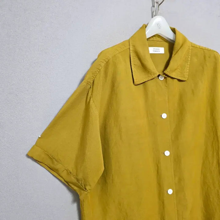 [BUNJANG] Tomboy Linen Blend Oversized Shirt / 톰보이 린넨함유 박시핏 남방 FF   n3513
