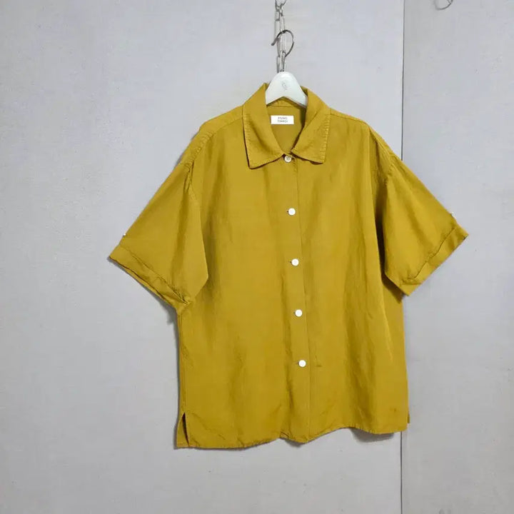 [BUNJANG] Tomboy Linen Blend Oversized Shirt / 톰보이 린넨함유 박시핏 남방 FF   n3513