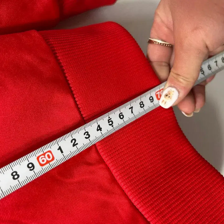 [BUNJANG] Puma Red Track Top Jacket Jersey (Size L) / 푸마 레드 트랙탑 점퍼 집업 져지 L