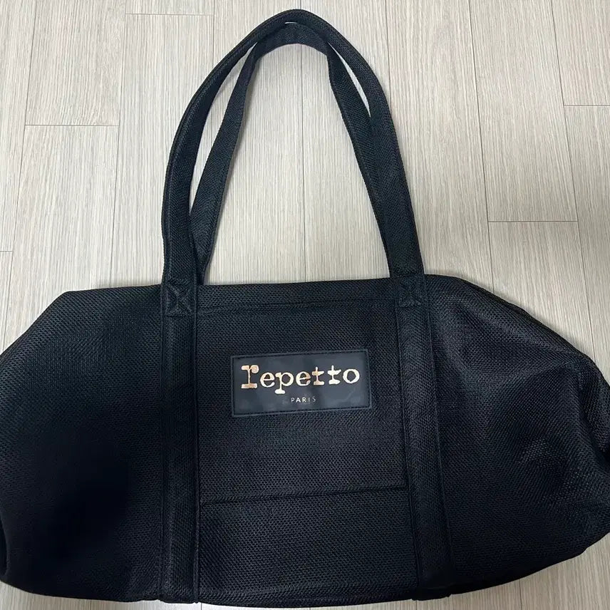 [BUNJANG] Repetto Mesh Big Glide Duffel Bag - Large - Black / 레페토 메쉬 빅글라이드 더플백 라지 블랙