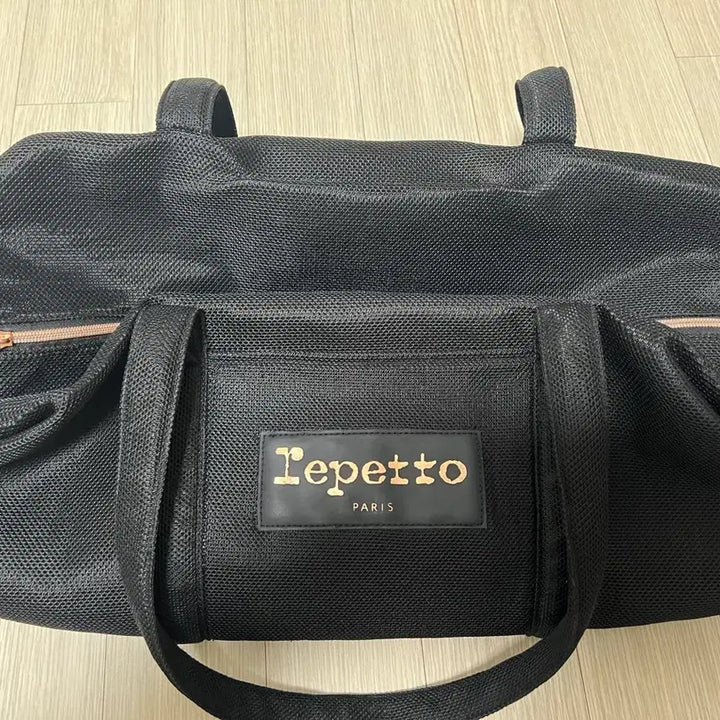 [BUNJANG] Repetto Mesh Big Glide Duffel Bag - Large - Black / 레페토 메쉬 빅글라이드 더플백 라지 블랙