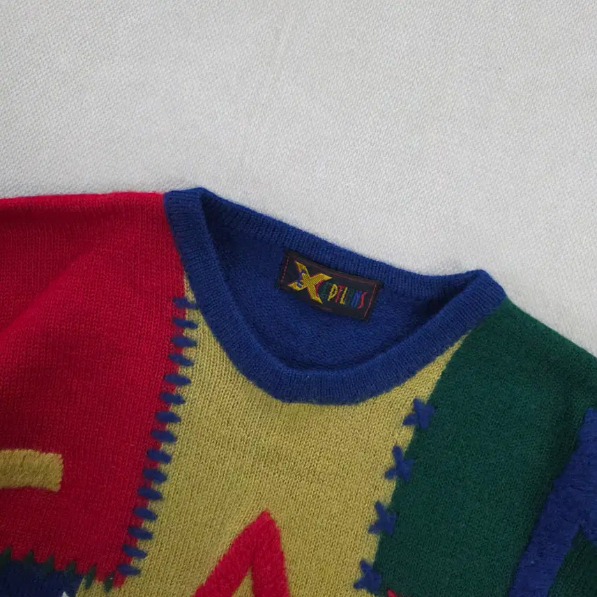 [BUNJANG] Vintage Wool 100% Knit Sweater / [실측] 빈티지 울100 니트 스웨터 0213J