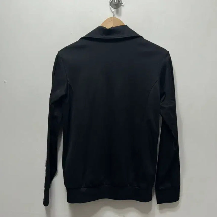 [BUNJANG] Adidas Three-Stripe Track Top Black Jersey Zip-up S / 아디다스 삼선 트랙탑 블랙 져지 집업 S