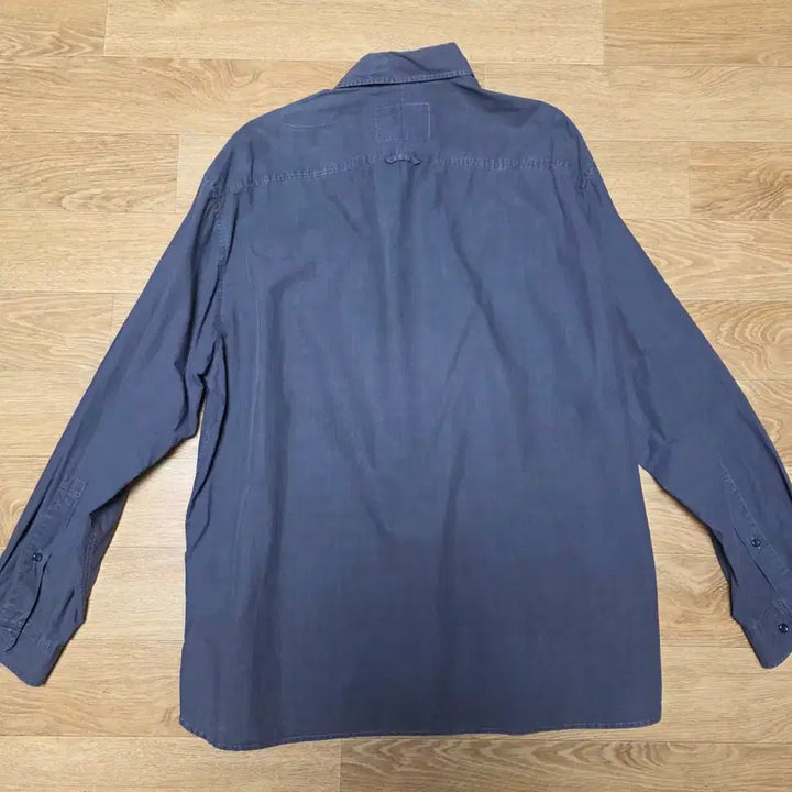 [BUNJANG] Pottery Garment Dyed Charcoal Shirt - Size 2 / 포터리 가먼트다이드 셔츠 차콜 2사이즈