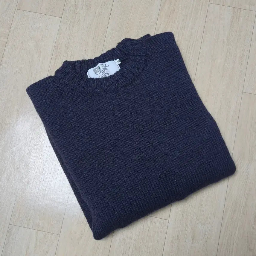 [BUNJANG] Kerry Woollen Mills Navy Pure Wool Knit Sweater / M)Kerry Woollen Mills 네이비 퓨어 울 니트