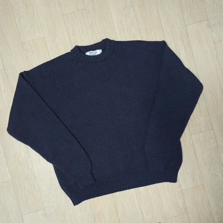[BUNJANG] Kerry Woollen Mills Navy Pure Wool Knit Sweater / M)Kerry Woollen Mills 네이비 퓨어 울 니트