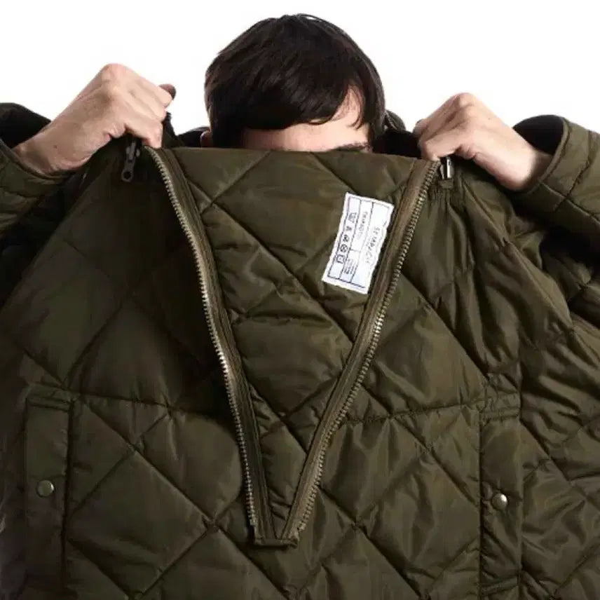 [BUNJANG] Sempach Military Quilted Jacket L / Sempach 젬파흐 셈파크 밀리터리 코트 퀼팅 자켓 L 스위스 밀리터리