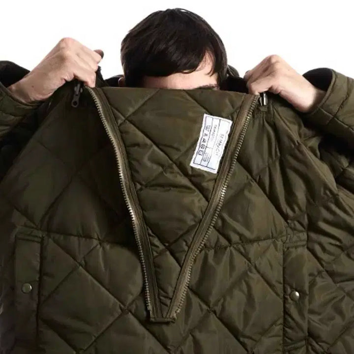[BUNJANG] Sempach Military Quilted Jacket L / Sempach 젬파흐 셈파크 밀리터리 코트 퀼팅 자켓 L 스위스 밀리터리