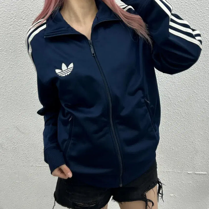 [BUNJANG] Adidas Firebird Navy Track Top (Size 100) / 아디다스 파이어버드 네이비 트랙탑 100