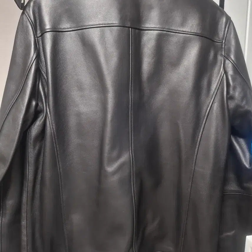 [BUNJANG] Mahagrid Lambskin Leather Jacket L / 마하그리드 램스킨 레더자켓 L