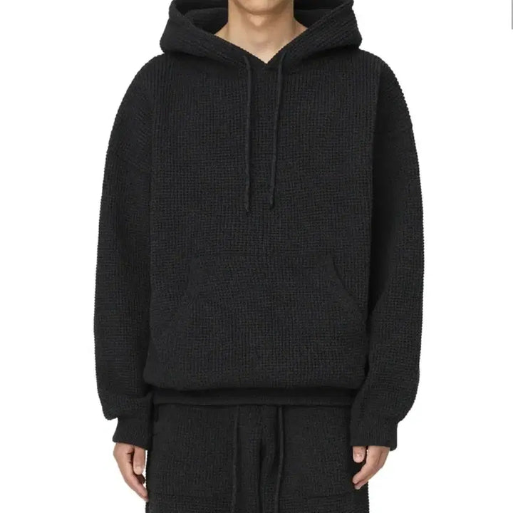 [BUNJANG] YESEYESEE Waffle Knit Hoodie (M) / 예스아이씨 Y.E.S Waffle Knit Hoodie (M)