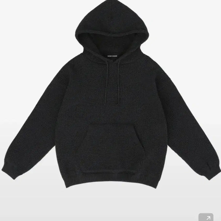 [BUNJANG] YESEYESEE Waffle Knit Hoodie (M) / 예스아이씨 Y.E.S Waffle Knit Hoodie (M)