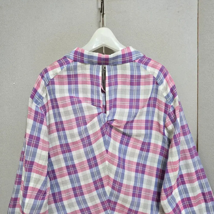 [BUNJANG] Olive Des Olive Asa Cotton Check Shirt 55 / 올리브데올리브 아사면 체크 남방 55  n3516  미착용제품