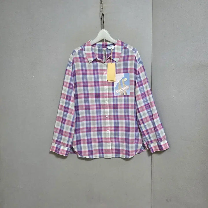 [BUNJANG] Olive Des Olive Asa Cotton Check Shirt 55 / 올리브데올리브 아사면 체크 남방 55  n3516  미착용제품