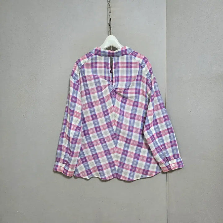 [BUNJANG] Olive Des Olive Asa Cotton Check Shirt 55 / 올리브데올리브 아사면 체크 남방 55  n3516  미착용제품