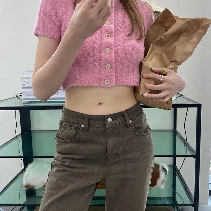 [BUNJANG] Glowny Bahamas Brown Pants / [새상품] Glowny 글로니 Bahamas 브라운 팬츠 S/M