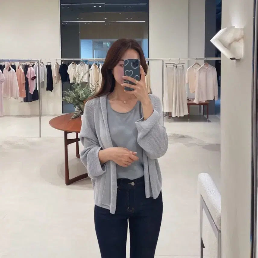 [BUNJANG] SI Summer Shawl Cardigan / 시에 썸머 숄가디건 미니