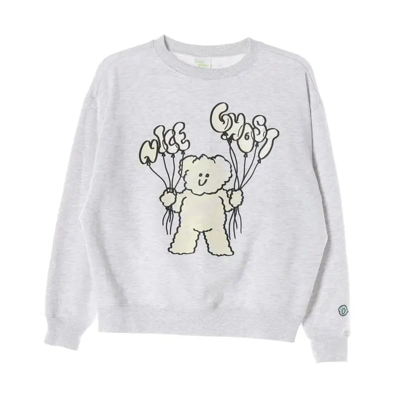 [BUNJANG] Niceghostclub Balloon Marker Drawing UV Sweatshirt / 나이스고스트클럽 벌룬 마카 드로잉 UV 맨투맨 S
