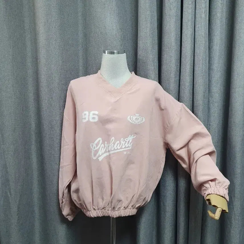 [BUNJANG] Pink Powder Sweatshirt / 파우더 핑크 맨투맨