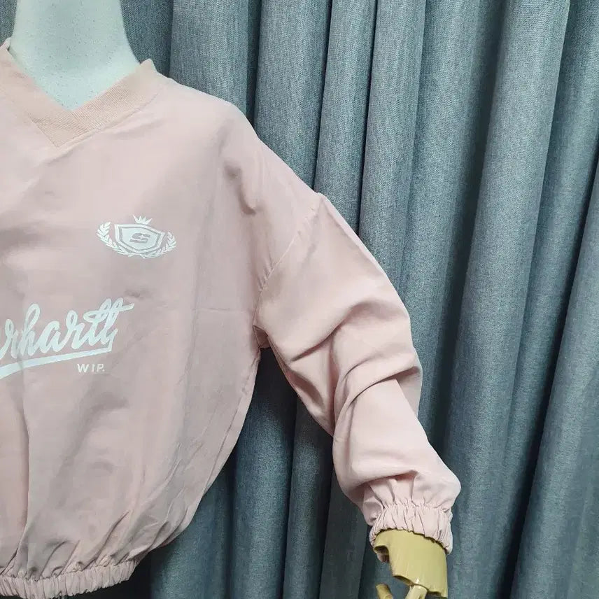 [BUNJANG] Pink Powder Sweatshirt / 파우더 핑크 맨투맨