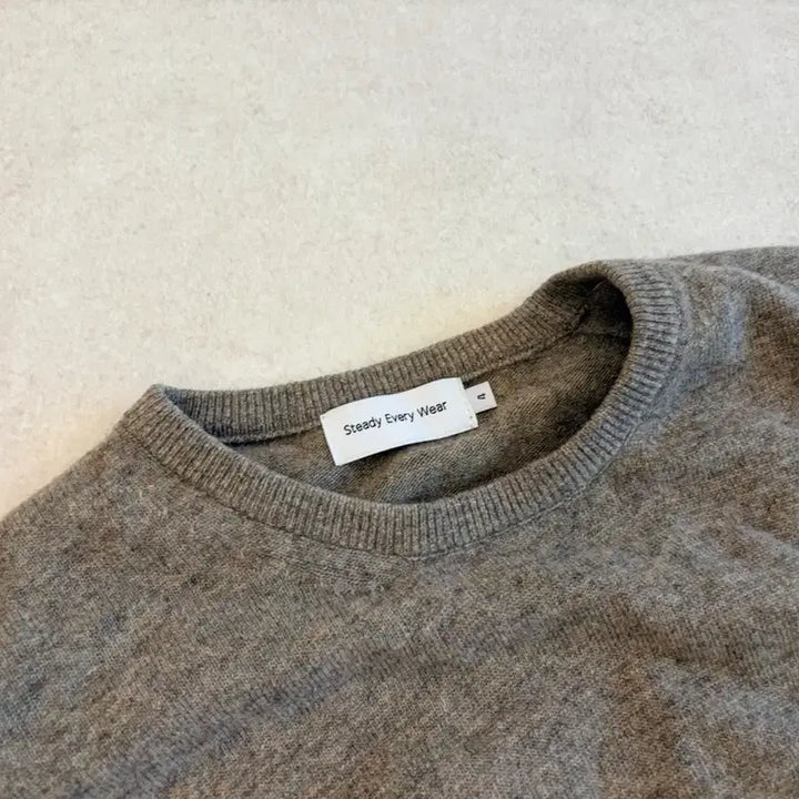 [BUNJANG] Steady Every Wear Standard Wool Round Neck Knit / 스테디에브리웨어 스탠다드 울라운드넥 니트 4