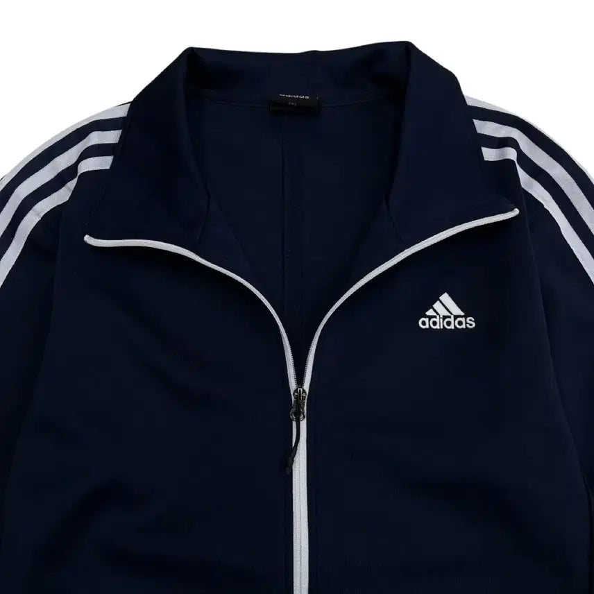 [BUNJANG] Adidas Essential Navy Track Top 2XL / 아디다스 에센셜 네이비 트랙탑 2XL