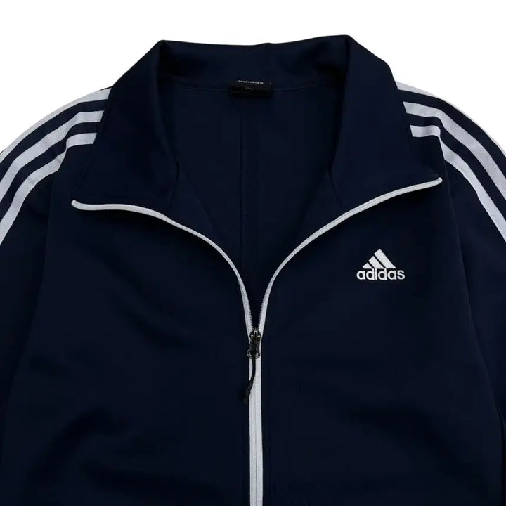 [BUNJANG] Adidas Essential Navy Track Top 2XL / 아디다스 에센셜 네이비 트랙탑 2XL