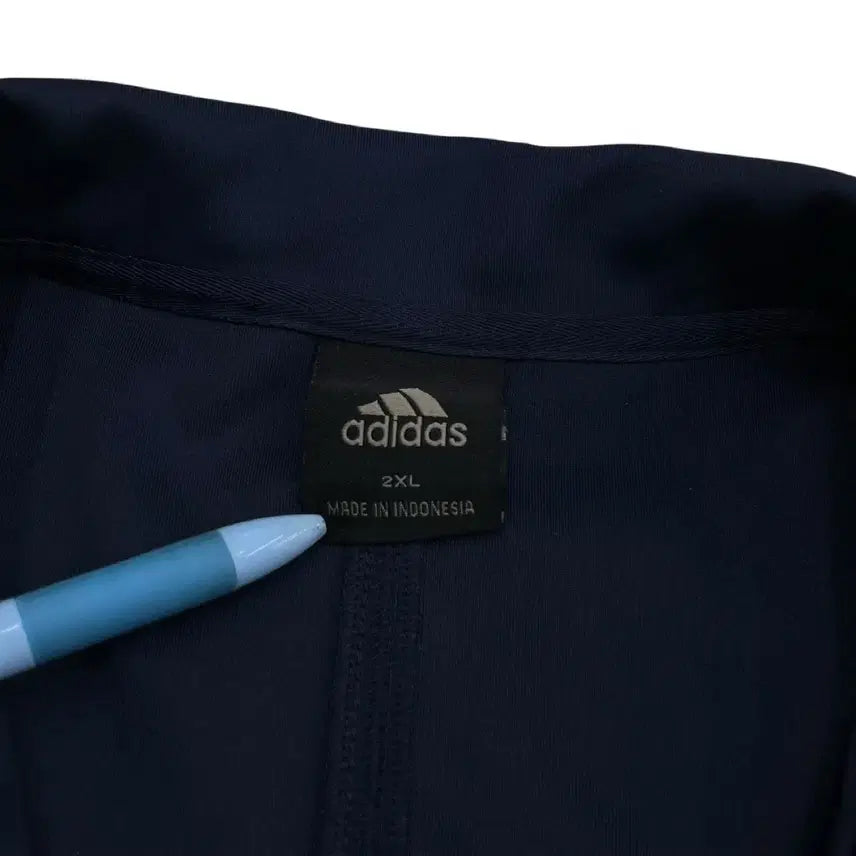 [BUNJANG] Adidas Essential Navy Track Top 2XL / 아디다스 에센셜 네이비 트랙탑 2XL