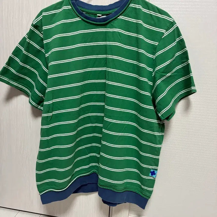 [BUNJANG] Striped T-Shirt - Size 2 / 스트라이프 티셔츠 반팔 사이즈/ 베트남 수제옷 2