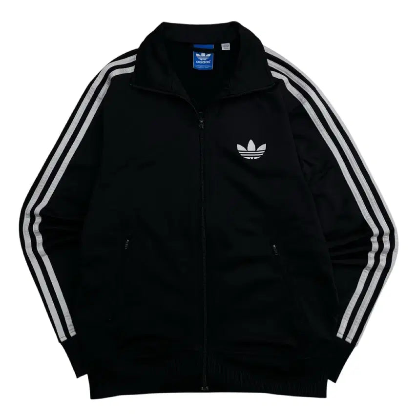 [BUNJANG] Adidas Firebird Black Track Top (Size 100) / 아디다스 파이어버드 블랙 트랙탑 100