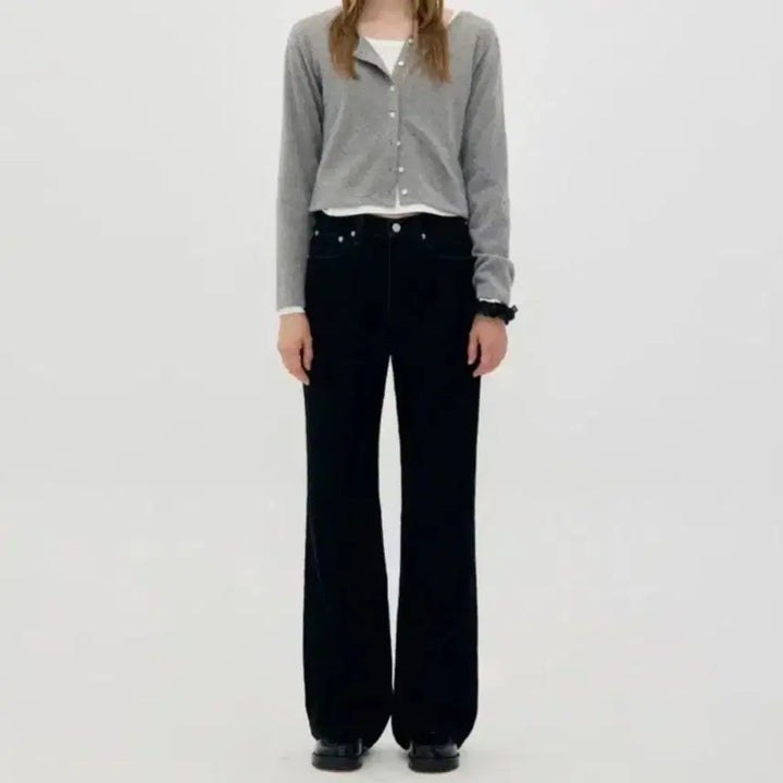 [BUNJANG] Low Classic Velvet Denim Bootcut Jeans / 로우클래식 의 벨벳 데님 부츠컷 진