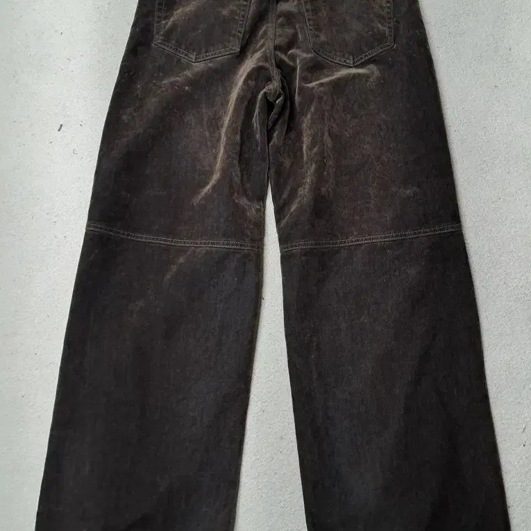 [BUNJANG] Low Classic Velvet Denim Bootcut Jeans / 로우클래식 의 벨벳 데님 부츠컷 진