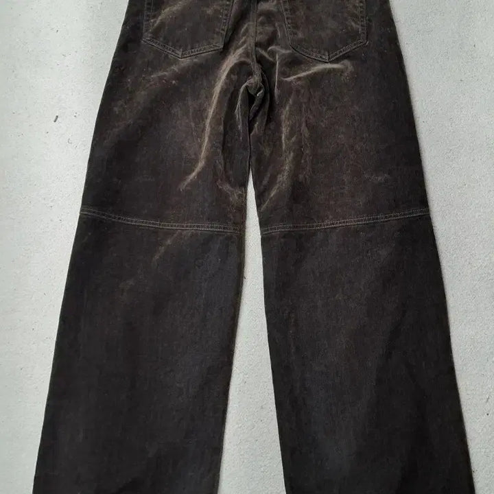 [BUNJANG] Low Classic Velvet Denim Bootcut Jeans / 로우클래식 의 벨벳 데님 부츠컷 진